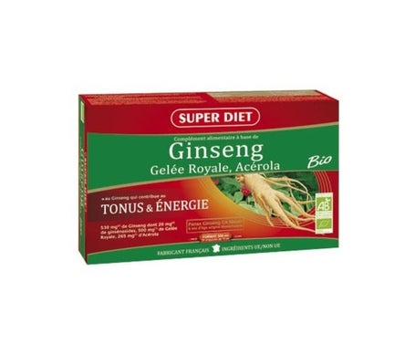 Super Diet Ginseng Gelée Royale 20 Ampoules