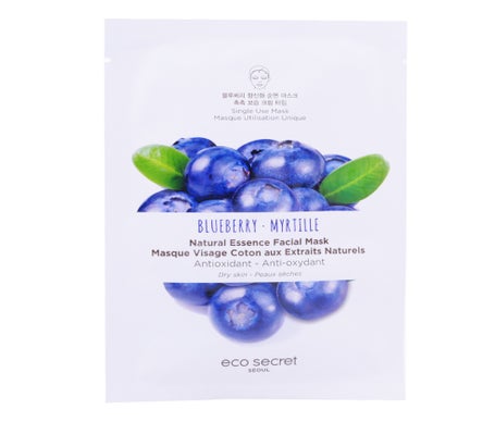 EcoSecret Natural Essence Facial Mask Blueberry 20ml