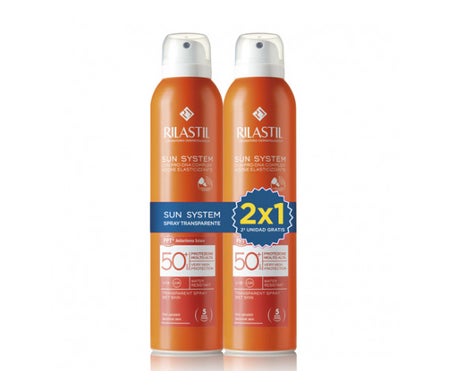 Rilastil Sunlaude Clear Spray Spf50+ 200ml+200ml Duplo