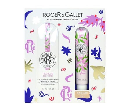 Roger & Gallet Feuille de Thé Coffret Eau Bienfaisante 30ml + Crème Mains 30ml