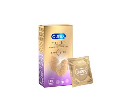 Durex Nude Préservatifs San Latex 10uts