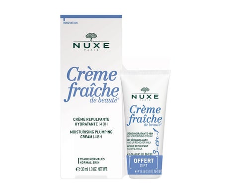 Nuxe Crème Fraiche De Beauté Crème Hydratante 48H Anti-Pollution Visage  Peaux Normales 50ml