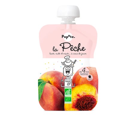 Popote Compote Peche 120g