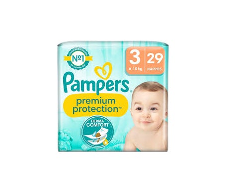 Pampers Premium Protection Couches T3 29uts