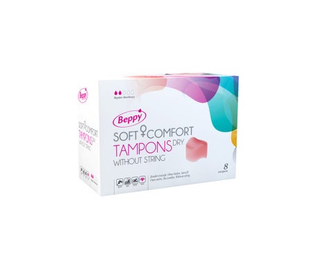 Tampons secs Beppy Soft Comfort sans bandelettes 8 pièces