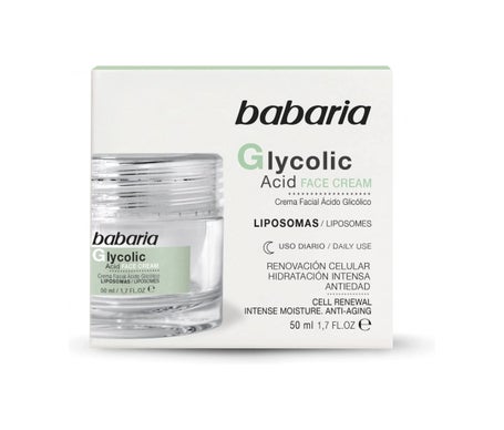 Babaria Crema Renovación Celular Ácido Glicólico 50ml