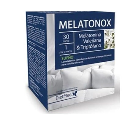 DietMed Melatonox Melatonin Valerian &amp Tryptophan 30comp