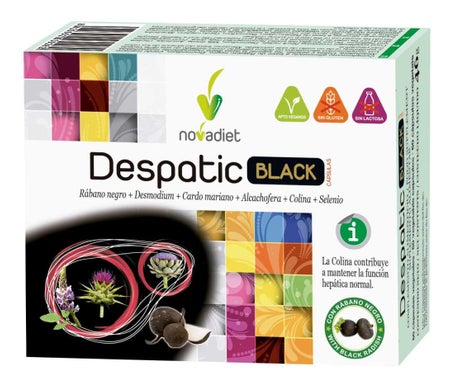 Novadiet Despatick Black 60caps