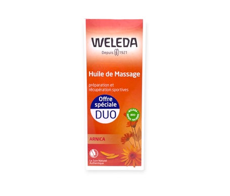 Weleda Pack Huile de Massage Arnica 2x100ml
