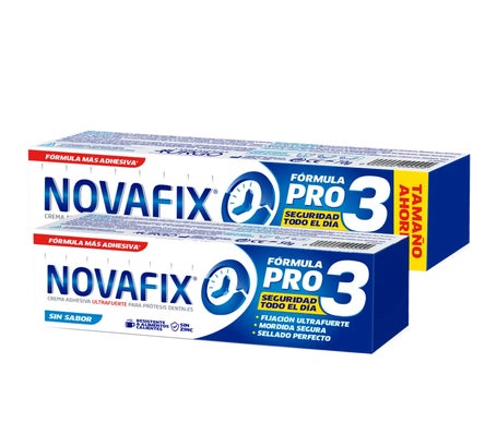 Novafix Formule Pro 3 Sans Goût 70g + 50g