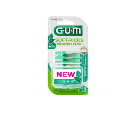 GUM Cure-dents interdentaires SOFT-PICKS® COMFORT FLEX Regular 40 Unités