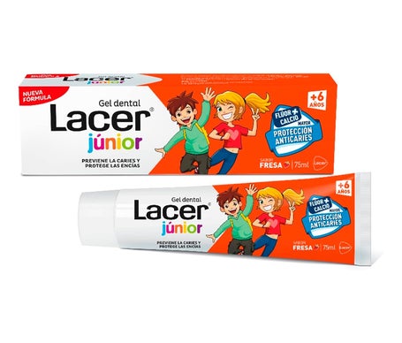 Lacer™ Junior Gel dentaire Goût Fraise 75 ml