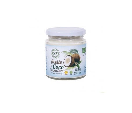 Huile de noix de coco extra vierge Solnatural Bio 200ml