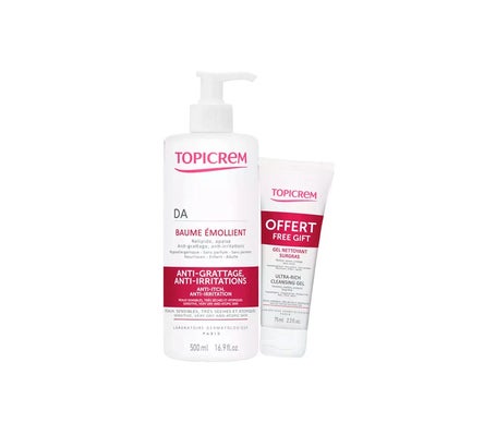 Topicrem Pack Lait Hydratant 500ml + Gel Purifiant 75ml