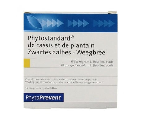 Pileje PhytoPrevent Phytostandard Cassis et Plantain 30 Comprimés