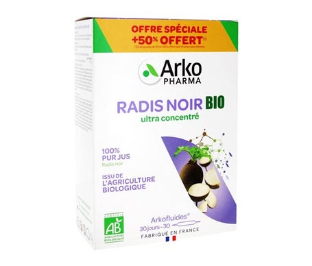 Arkopharma Arkofluides Radis Noir Bio 20+10 Ampoules