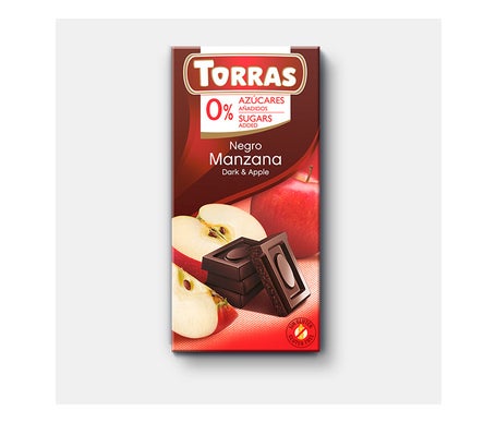 Torras Choco Pomme Noire S/G S/A 75g
