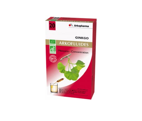 Arkopharma Arkofluides Bio ginkgo 20 Ampoules
