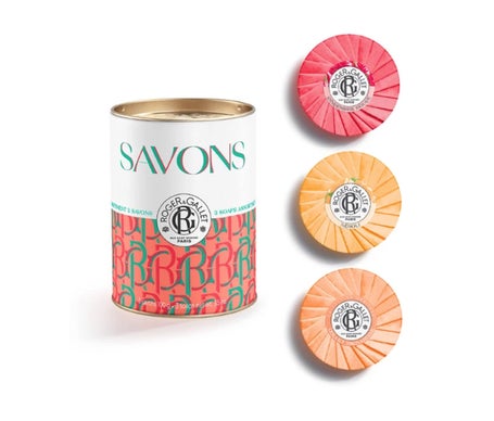 Roger & Gallet Boîte Savons Bienfaisants Pop Orange 3x100g