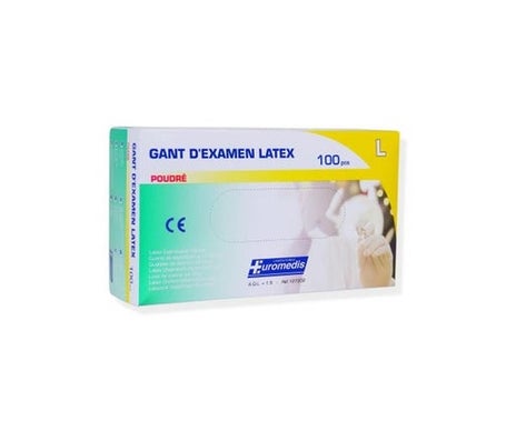 Euromedis Gant Latex Sans Poudre Norme Francaise T7-8 100uts