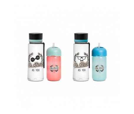 Suavinex Set Paille Tasse + Bouteille Adulte Comme Vous