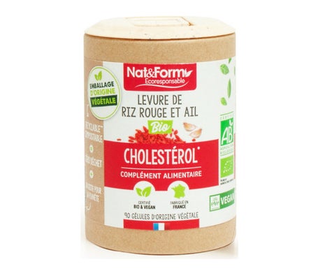 Nat&Form Bio Levure de Riz Rouge et Ail 90caps