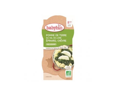 Babybio Menu Leg/Chevre 2X200g
