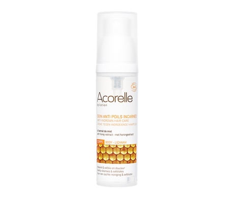 ACORELLE Soin exfoliant doux anti poils incarn&eacute;s bio - 