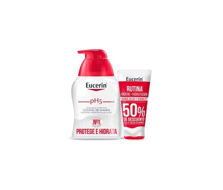Eucerin Ph5 Pack Oleogel 250ml + Crème pour les mains 75ml