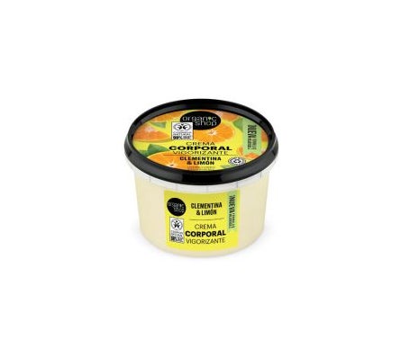Organic Shop Crema Corporal Vigorizante Clementina y Limón 250ml