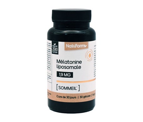 Nat&Form Mélatonine Liposomale 1,9mg 30 Gélules