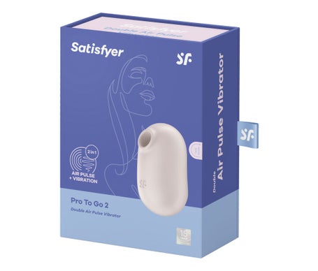 Satisfyer Pro To Go 2 Stimulateur et Vibrateur Beige 1ut