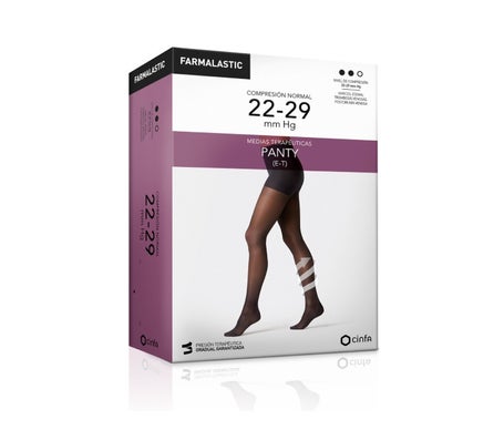 Farmalastic Panty-medium waist-high (E-T) Compression Normale T-Reina Plus Camel