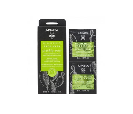 Apivita Express Beauty Masque Visage 6 Unités (2x8ml)