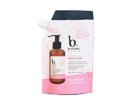 Biosme Rose Intime Gel Lavant Soin Intime Refill 200ml