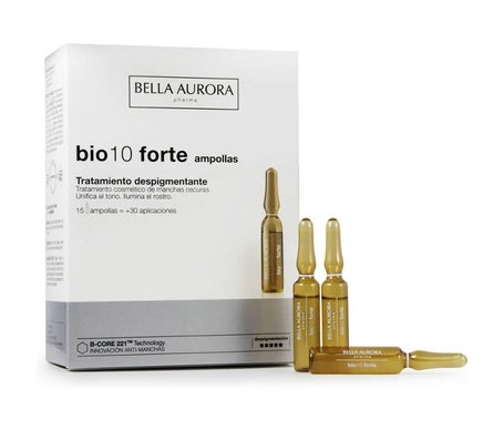 Bella Aurora Bio10 Forte Bio10 Ampoules dépigmentantes 2ml 15uds