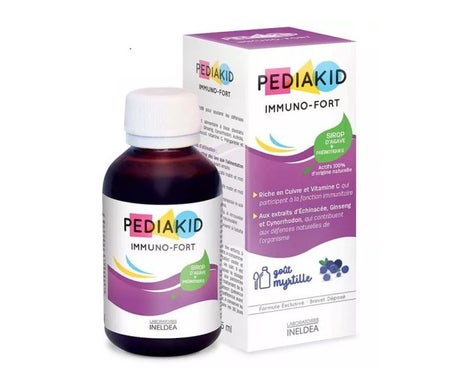 Pediakid Immuno-Fort Goût Myrtille Sirop 125ml