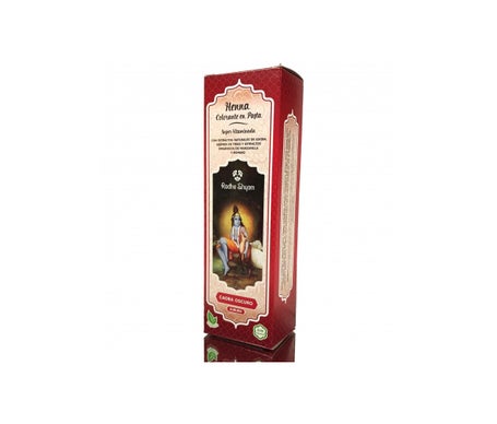 Radhe Shyam Henné Pâte d'acajou foncé 200ml