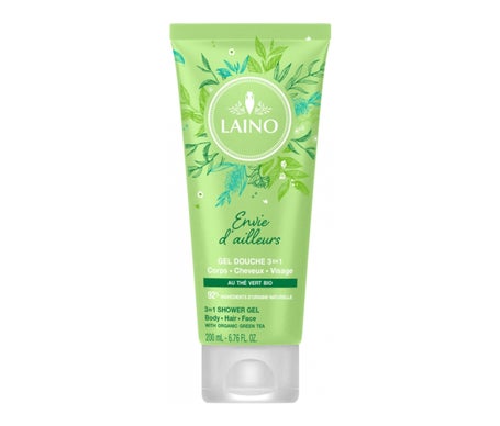Laino Envie D'Ailleurs Gel Douche 3 En 1 Thé Vert Bio 200ml