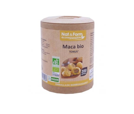 Nat&Form Maca Bio Tonus 200 Gélules