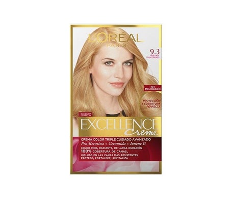L'Oréal Set Excellence Creme Hair Color 93-Light Golden Light Blonde