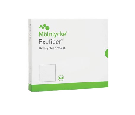 Molnlycke Helth Exufiber Pansement 12x13cm 16uts