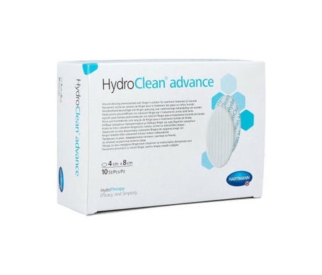HydroClean Advance Pansement Ovale 8x14cm 10uts