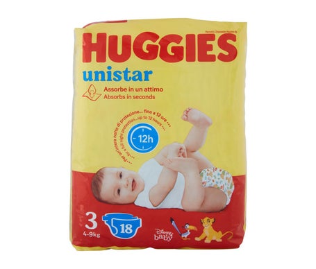 Couches Huggies Unistar Taille 5 – 192 Couches