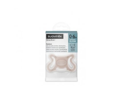 Suavinex Sx Pro Zero-Zero Sucette Silicone 0-6M Almond 1ut