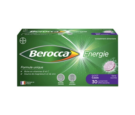 Berocca Energie Cassis Sans Sucres 30comps