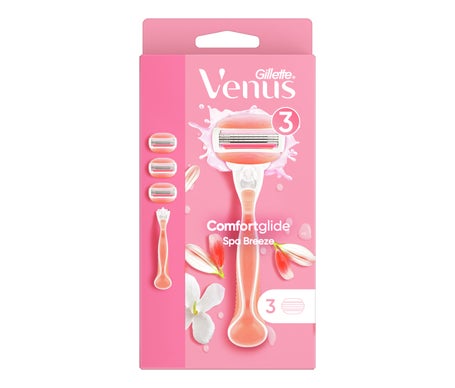 Gillette Kit Venus Comfortglide Spa Breeze + 3 Foils