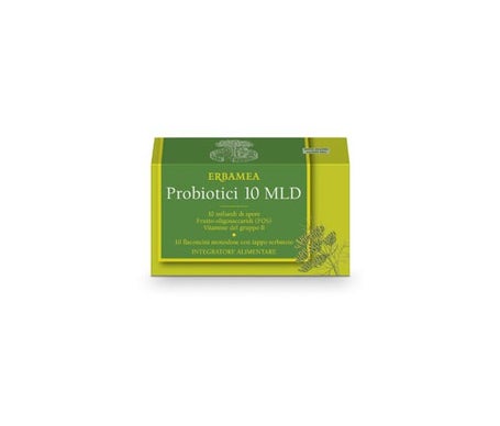 Erbamea Probiotiques 10 Mld 10 Flacons
