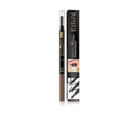 Eveline Cosmetics Crayon à sourcils 02 Dark Brown 1pc