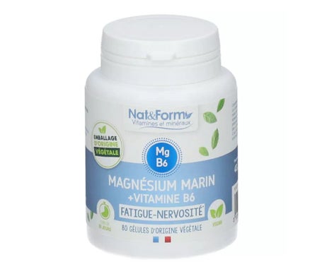 Nat Form Magnésium Marin 80 Gélules